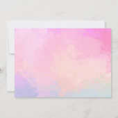 Glitz Glam Glamour Wellness-Center Party Makeup Ge Einladung (Rückseite)