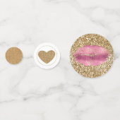 Glitz Glam Glitzer Sparkle Personalisiert Konfetti (Vorderseiten)