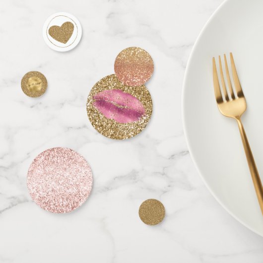 Glitz Glam Glitzer Sparkle Personalisiert Konfetti (Gruppe)