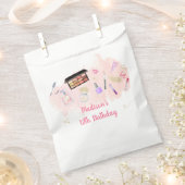 Glitz & Glam Pink Gold Wellness-Center Geburtstag Geschenktütchen (Ausgeschnitten)