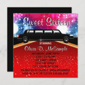 Glitz Glamour Red Carpet Movie Star Einladungen (Vorne/Hinten)