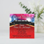 Glitz Glamour Red Carpet Movie Star Einladungen (Stehend Vorderseite)