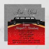 Glitz Glamour Red Carpet Movie Star Einladungen (Vorne/Hinten)