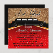 Glitz Glamour Red Carpet Movie Star Einladungen (Vorne/Hinten)