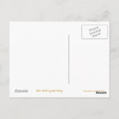 Glitz "Gold" Postkarte (Rückseite)