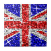Glitz Großbritannien-Fliese Fliese (Vorderseite)