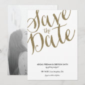 Glitz Imitats Glitzer Ankündigung Datum freihalten (Vorne/Hinten)