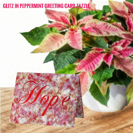 Glitz in Peppermint Feiertagskarte