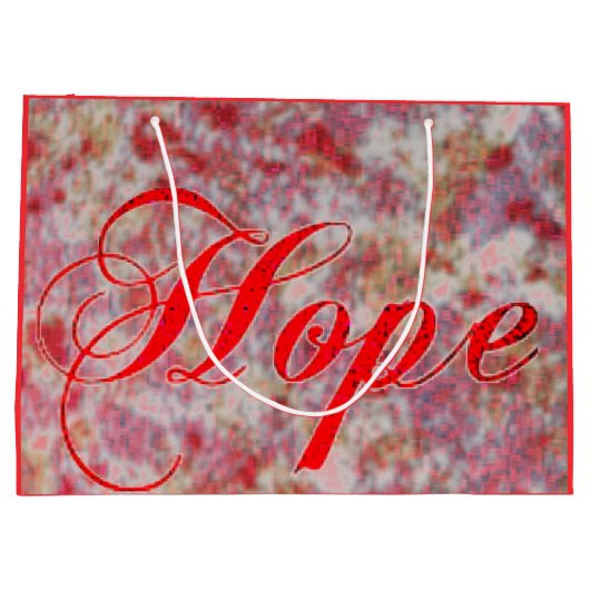 Glitz in Peppermint  Große Geschenktüte (Rückseite)