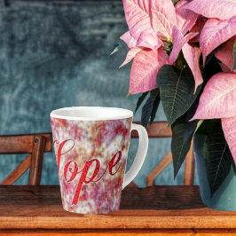 Glitz in Peppermint Latte Tasse