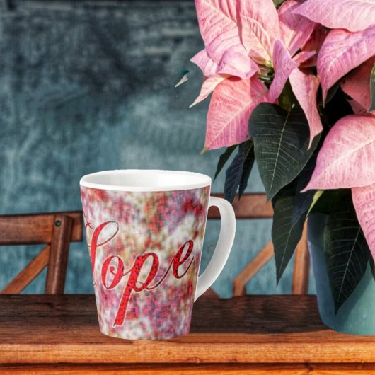 Glitz in Peppermint Latte Tasse