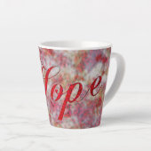 Glitz in Peppermint Latte Tasse (Rechte Ecke)