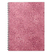 Glitz Leopard Glitzer Notizblock (Vorderseite)
