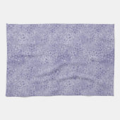 Glitz Leopard, Lila Glitzer Geschirrtuch (Horizontal)