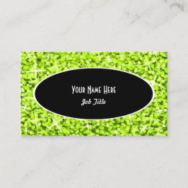 Glitz Limon Black Oval Visitenkartenvorlage Visitenkarte