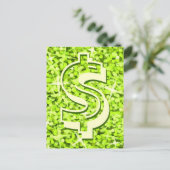 Glitz Limon Dollar Postkarte (Stehend Vorderseite)