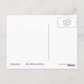 Glitz Pink Postkarte (Rückseite)