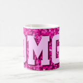 Glitz Pink Print Tasse 'OMG'! (Mittel)