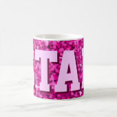 Glitz Pink Print Tasse 'STAR' (Mittel)