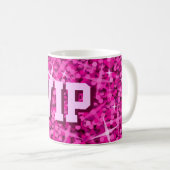 Glitz Pink 'VIP MUM' Tasse (VorderseiteRechts)