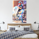 Glitz, Qitz und Glamour Ken Gage Art Leinwanddruck (Insitu (Schlafzimmer))
