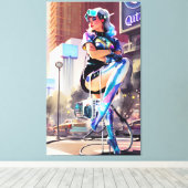 Glitz, Qitz und Glamour Ken Gage Art Leinwanddruck (Insitu (Holzboden))