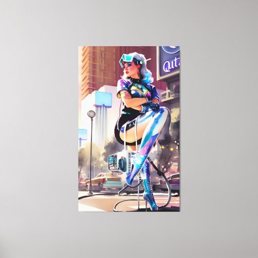 Glitz, Qitz und Glamour Ken Gage Art Leinwanddruck (Vorderseite)