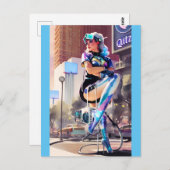 Glitz, Qitz und Glamour Ken Gage Art Postkarte (Vorne/Hinten)