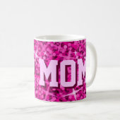 Glitz rosa "VIP-MAMA" Tasse (VorderseiteRechts)