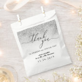 Glitz Simple formale Minimalistische Hochzeit Geschenktütchen (Ausgeschnitten)