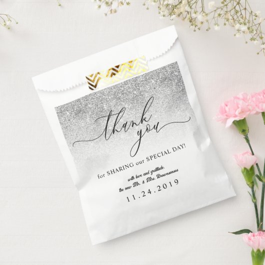 Glitz Simple formale Minimalistische Hochzeit Geschenktütchen (Versiegelt)