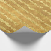 Glitz Streifen Geschenkpapier (Ecke)