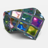 Glitz Tiles Multicolored 2 Krawatte (Gerollt)