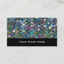 Glitz Tiles Multicolored 2 Visitenkarte schwarz