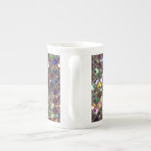 Glitz Tiles Multicolored Print Tasse Knochen China (Rückseite)
