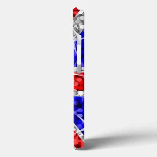 Glitz UK iPhone Case (Rückseite / Links)
