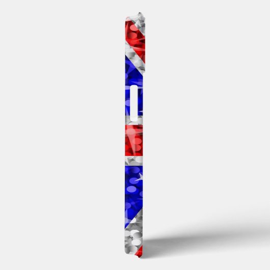 Glitz UK iPhone Case (Rückseite / Rechts)