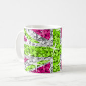 Glitz UK Lime Green Tasse (Vorderseite Links)