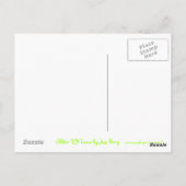 Glitz UK Limone Postkarte (Rückseite)