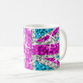 Glitz UK Pink Tasse (VorderseiteRechts)