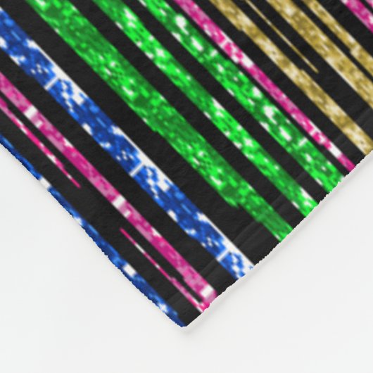 Glitz und Glam Fleecedecke (Ecke)