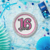 Glitz und Glam Sweet 16 Partyware Pappteller (Party)
