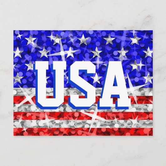 Glitz USA Postkarte "USA" (Vorderseite)