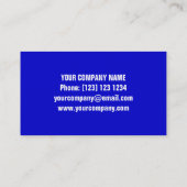 Glitz USA-Streifen-Visitenkarteschablone Visitenkarte (Rückseite)