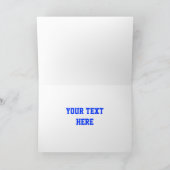 Glitz USA "Your Text" Grüße Karte (Innenseite)