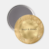 Glitz Zebra personalisiertes Zitat Magnet (Vorderseite/Rückseite)