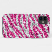 Glitz Zebra Pink iPhone Gehäuse (horizontal) Case-Mate iPhone Hülle (Rückseite (Horizontal))