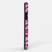 Glitz Zebra Pink Monogramm iPhone schwarz Case-Mate iPhone Hülle (Hinten/Rechts)