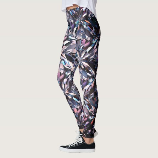 Glitzende Diamant-Leggings Leggings (Links)