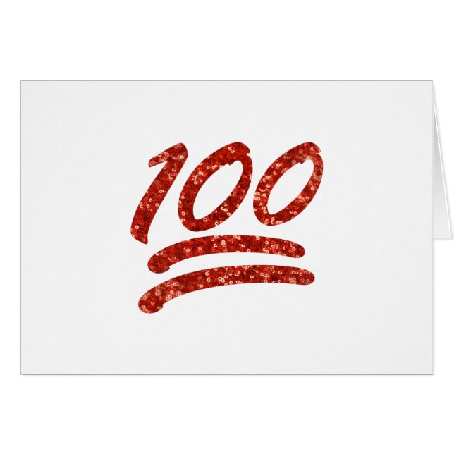 Glitzer 100 Emoji (Vorderseite (Horizontal))